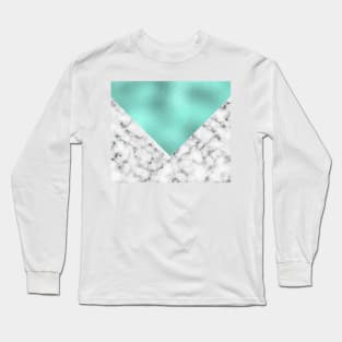 Mint marble IX Long Sleeve T-Shirt